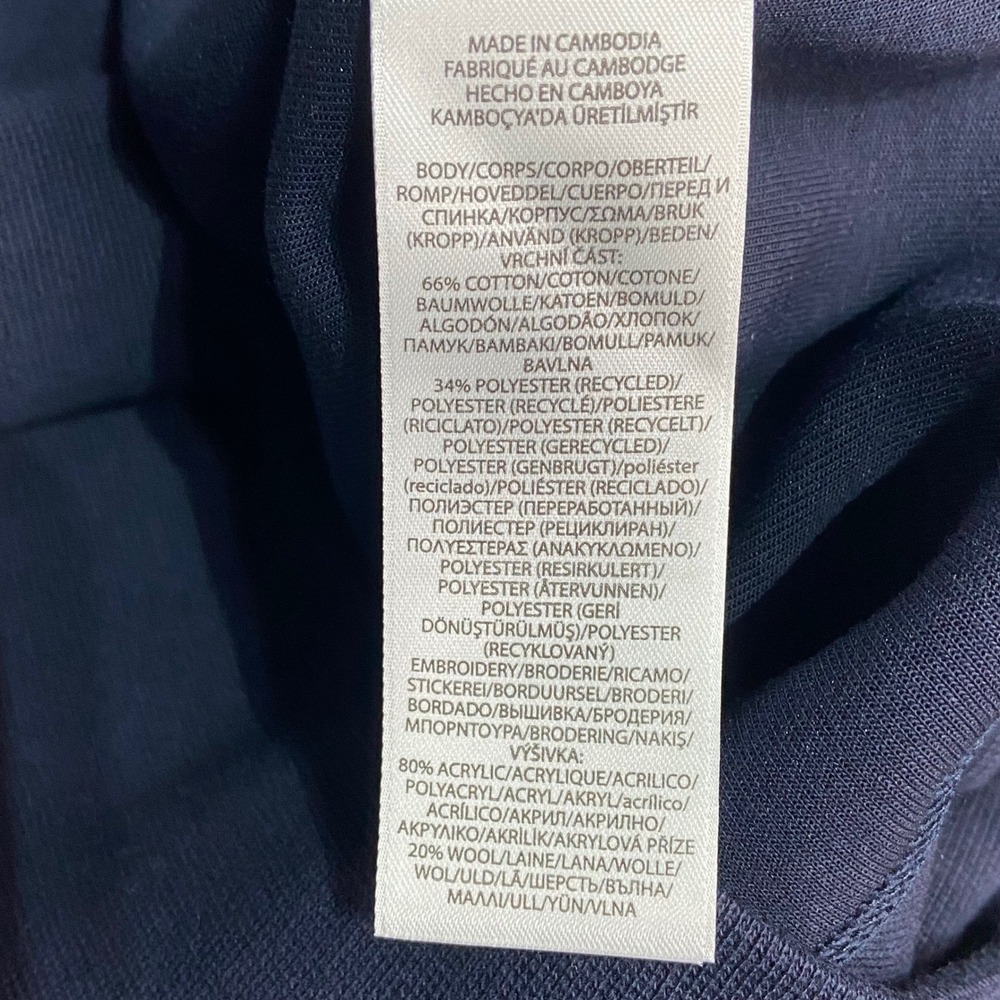 Polo Ralph Lauren Mens Small Big Pony Double-knit Sweatshirt In Aviator Navy NWT - Picture 9 of 10